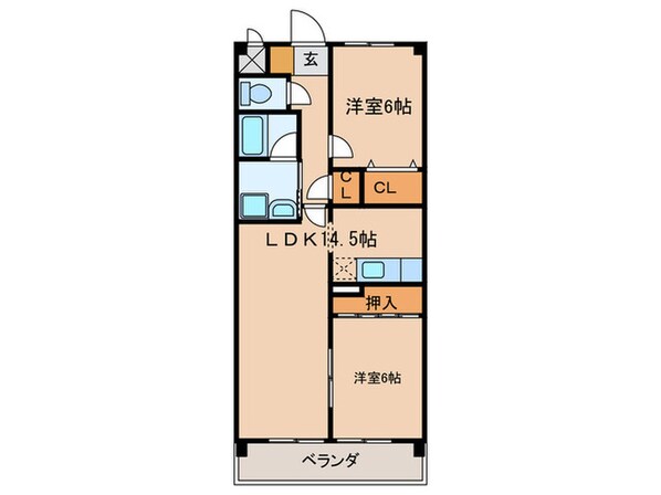 シャトー一本松の物件間取画像